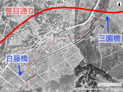 三園橋から白藤橋
