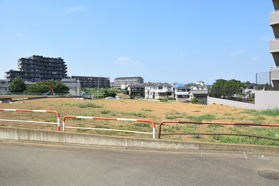 谷を望む