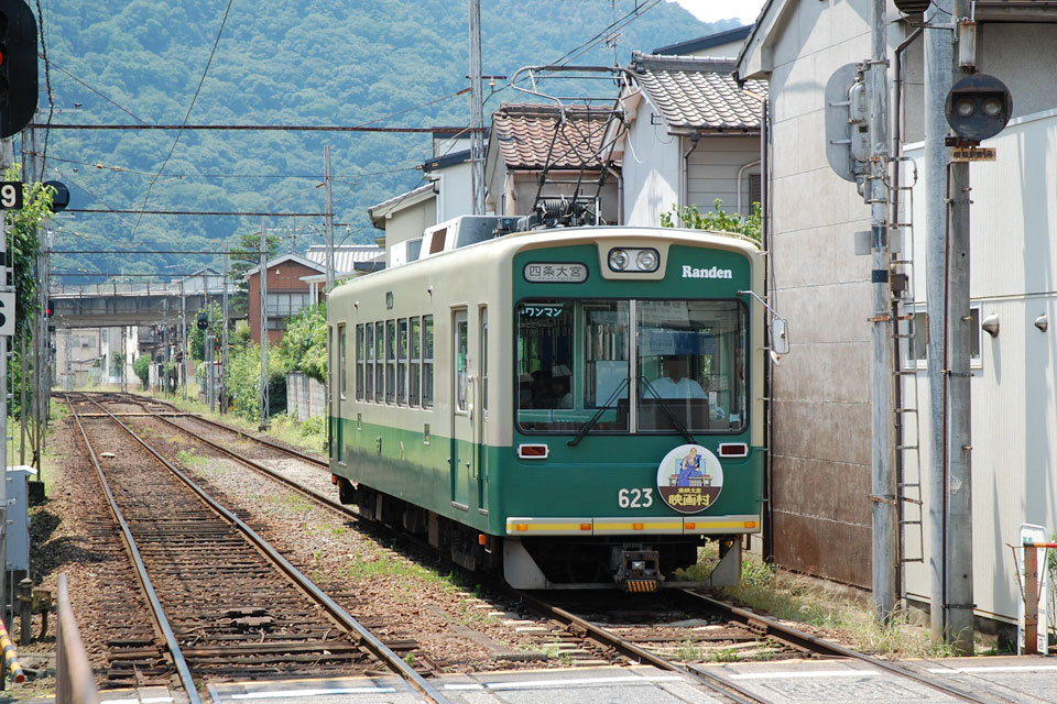 嵐電嵯峨駅
