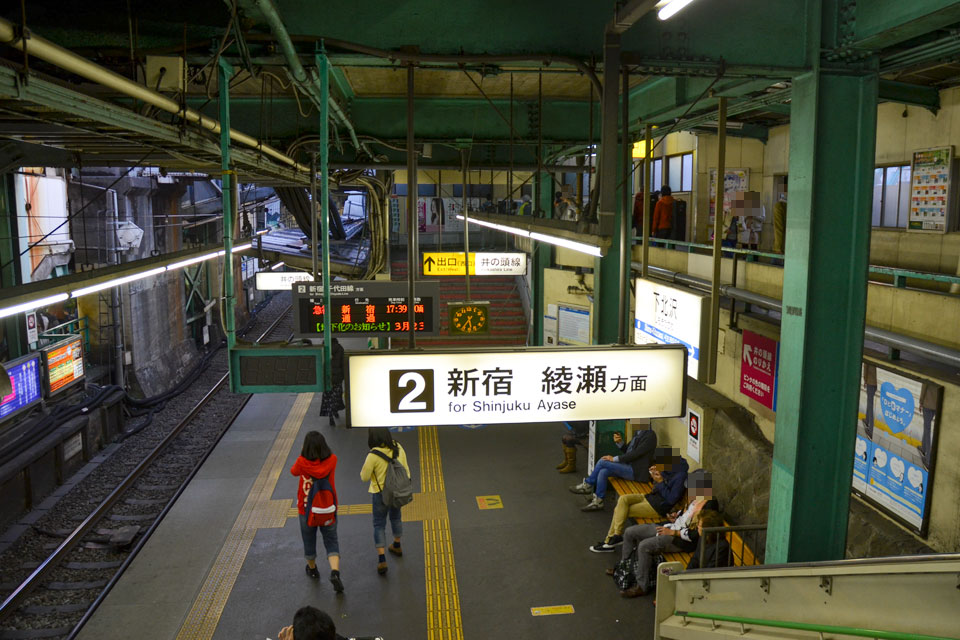 上りホーム