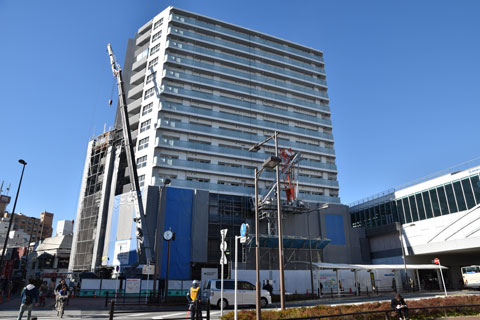 クレーン撤去